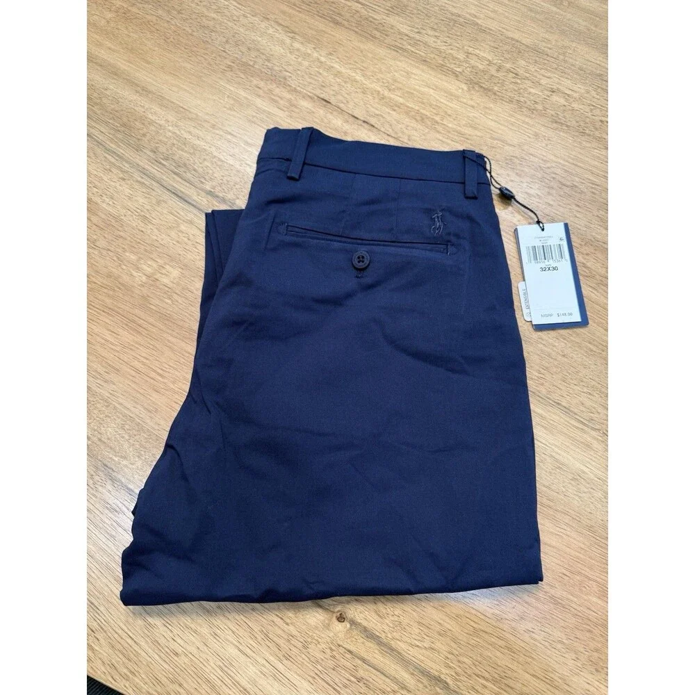 Polo Ralph Lauren US Open Tennis Golf Pants Mens 32x30 Blue Straight Leg Chinos